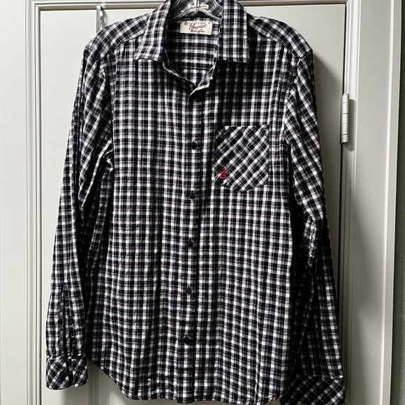 Penguin Munsingwear Button Down Shirt Mens Sz M Heritage Slim Fit - Picture 2 of 5